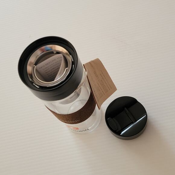 Full Circle Brumi Pour Over Brew Bottle Tumbler Travel Coffee Tea Infuser New - Picture 9 of 10